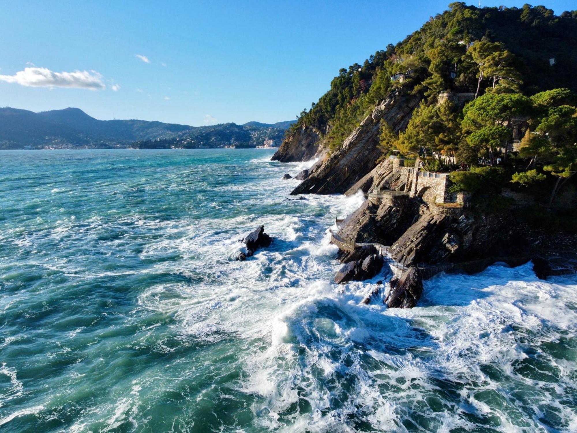 Ferienwohnung Un Passo Dal Mare Zoagli Exterior foto